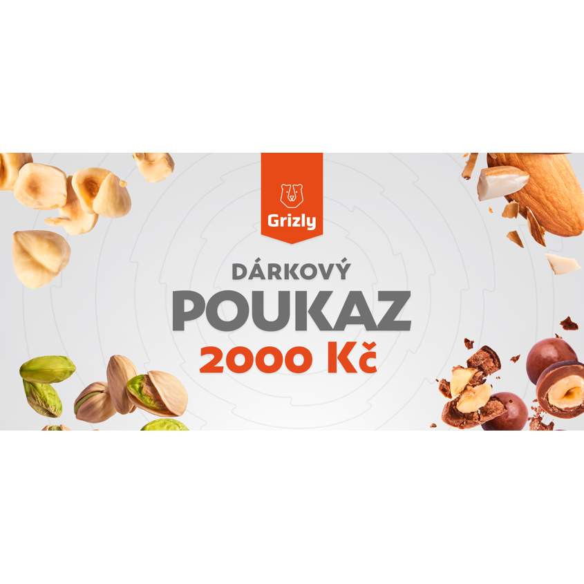 Grizle Darčekový elektronický kupón 2000 Sk